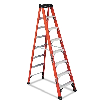 8' BRUTE 375 FIBERGLASSSTEP LADDER